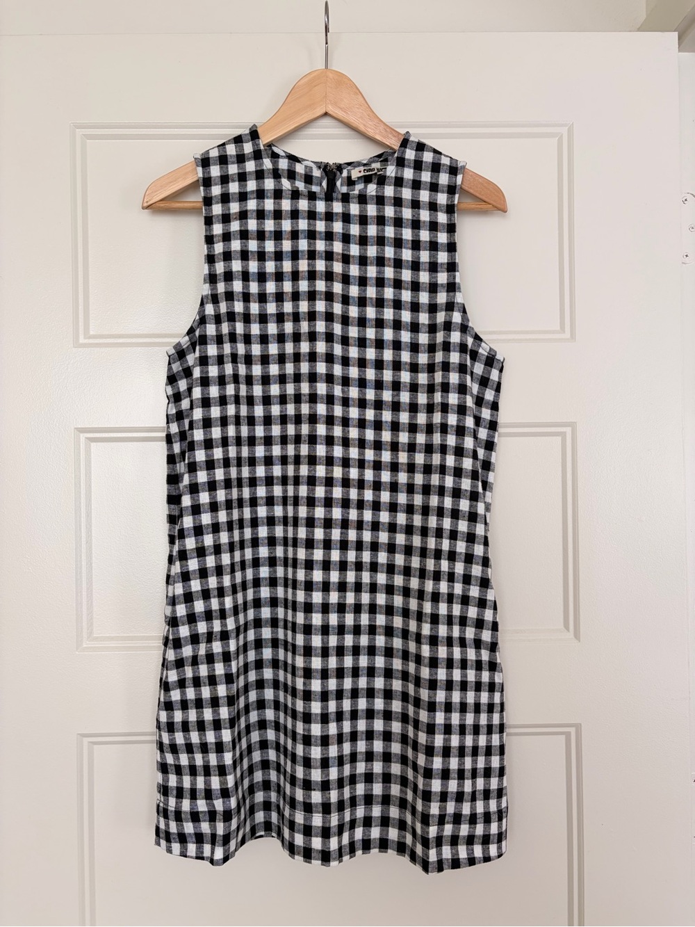 Ciao Lucia Gingham Indus Linen Dress XS